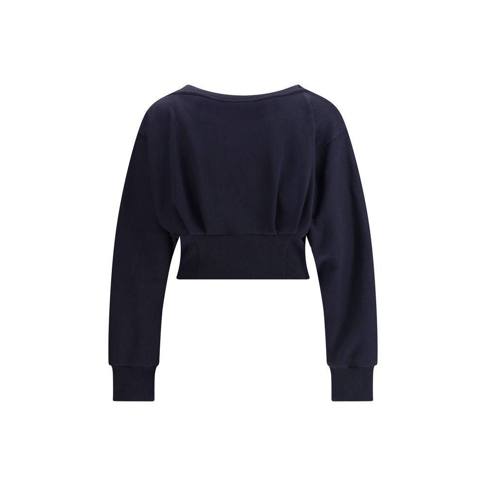 PINKO Blue Cotton Sweatshirt